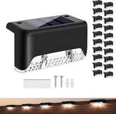 Waterproof LED Solar Powered Deck Stair Outdoor Light (Pack of 4)
