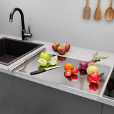 Stainless Steel Chopping Board & Kitchen Countertop - 41 x 31 Cm (Original Big Size)