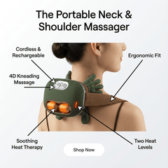 Blissway KneadEase™ — Deep Relief Neck Massager with Heat