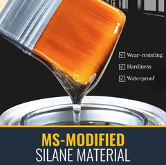 Transparent waterproof glue