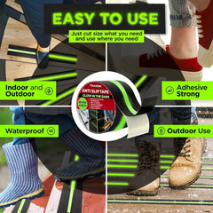 Anti Slip Tape for Stairs Outdoor/Indoor Waterproof 2 Inch X 5 Meter (Buy 1 Get 1 Free)
