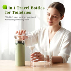 Tavelfill 4-in-1 Travel Dispenser Bottle for Toiletries