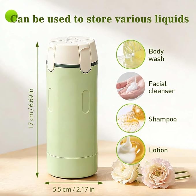 Tavelfill 4-in-1 Travel Dispenser Bottle for Toiletries