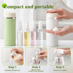 Tavelfill 4-in-1 Travel Dispenser Bottle for Toiletries