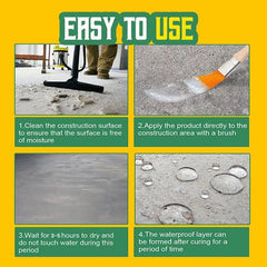 Transparent waterproof glue