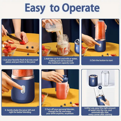 Portable Blender Mini Juicer™ | Perfect for Smoothies Shakes and Juices (400ml)