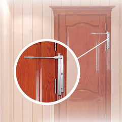Stainless Steel Automatic Door Closer – Heavy Duty Hydraulic for Home, Office