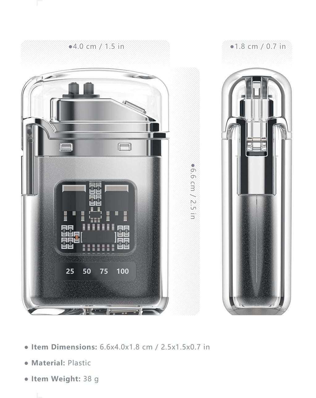Electric Lighter Usb C Rechargeable (RA-008)