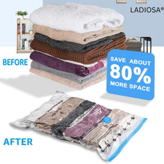Vaccum Storage Bags (PUMP With PACK OF 5 Bag )