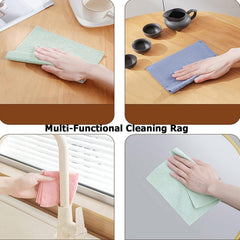 Premium Microfiber Reusable Absorbent Cleaning Cloths - 20 PCS BOX