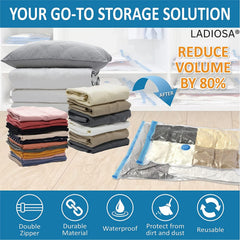 Vaccum Storage Bags (PUMP With PACK OF 5 Bag )
