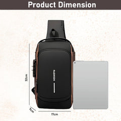 Waterproof Anti-Theft Crossbody Travel Bag – Scratch Resistant & Durable