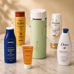 Tavelfill 4-in-1 Travel Dispenser Bottle for Toiletries