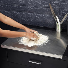 Stainless Steel Chopping Board & Kitchen Countertop - 41 x 31 Cm (Original Big Size)