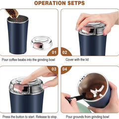 Electric Coffee & Spice Grinder – Multi-Purpose Stainless Steel
